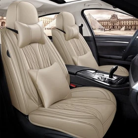 Leather Seat Covers for 2005-2026 Toyota RAV4 5 Seats Full Set Front Rear Cover Leather Seat Covers for 2005-2026 Toyota RAV4 5 Seats Full Set Front Rear Cover