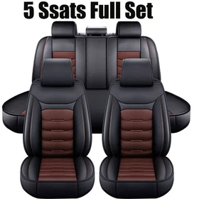 For Toyota RAV4 Car Seat Cover Full Set Leather 5-Seats Front Rear Protector For Toyota RAV4 Car Seat Cover Full Set Leather 5-Seats Front Rear Protector