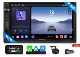 Eonon UX6S2 7" 2Din Car Stereo Radio 6+64 Android 13 GPS CarPlay WiFi 4G LTE DSP