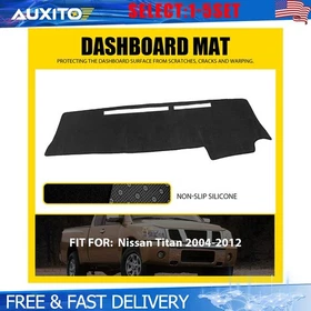 For 2004 - 2011 2012 Nissan Titan Mat Dash Cover Dashboard Pad Carpet Black 1-5X
