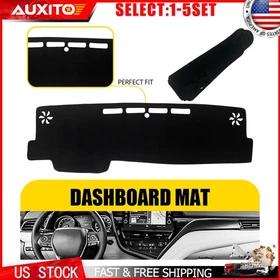 Fit 2018-24 Toyota Camry Dashboard Cover Mat Black Anti Slip Protective Pad 1-5X