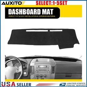 For Nissan Titan 04-12 Black Dash Mat Dashboard Pad Cover Anti Glare Reduce 1-5X