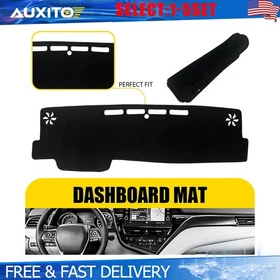 Premium Dashboard Mat Dash Cover Pad Non-Slip For 18-24 Toyota Camry Black 1-5X