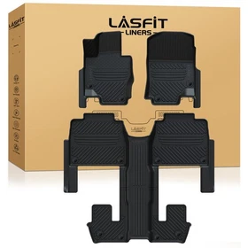 Floor Mats for Mercedes Benz GLS450 GLS580 GLS63 AMG 2020-2026 6 Seats Cargo Mat