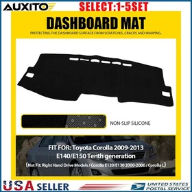 For Toyota Corolla 2009-13 Dash Board Cover Pad Mat Sun Anti-Glare Interior 1-5X