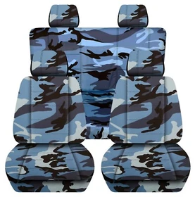 Camouflage Front and Rear car seat covers fits Ford F150 Truck 2004 to 2008  