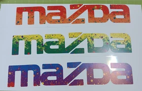 Mazda B2000 B2600 B2200 Tailgate Decal Vinyl Lettering  Sticker 1986-93