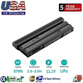 E6420 E6430 Battery for Dell Latitude E5430 E5520 E5530 E6520 E6530 6/9 Cells