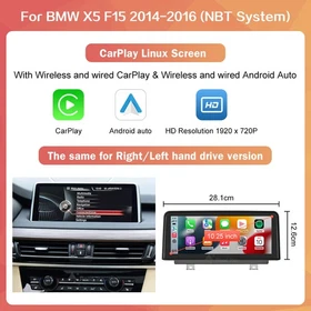 Car Multimedia Stereo TouchScreen CarPlay For BMW X5 F15 F85 X6 F16 F86 With NBT