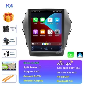 9.7" Android 15 Car Radio Stereo CarPlay GPS For Hyundai Santa Fe IX45 2013-2018