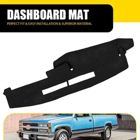 Dash Cover Mat For Chevrolet K1500 K2500 K3500 1988-1994 Cars Dashboard Pad