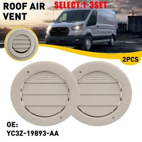 Pair For Ford Roof Air Vent Louvre 15-25 Transit YC3Z-19893-AA 2-6X Pair For Ford Roof Air Vent Louvre 15-25 Transit YC3Z-19893-AA 2-6X