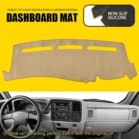 Dashboard Pad Cover Dash Mat For 2001-2006 Chevy Tahoe/Suburban/Avalanche Beige