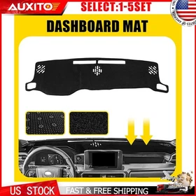 Black Dash Mat Cover Pad For 2024 2025 Toyota Tacoma Interior Dashboard 1-5X