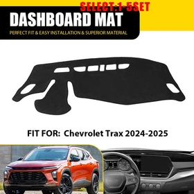 For Chevrolet Trax 24 25 Left Hand Drive LHD Dashboard Cover Pad Mat Black 1-5X