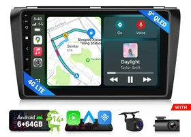 For 2004-2009 Mazda 3 M3BKX7S 6+64 Android 14 Radio Car Stereo GPS CarPlay Audio For 2004-2009 Mazda 3 M3BKX7S 6+64 Android 14 Radio Car Stereo GPS CarPlay Audio