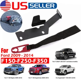 4-Sets Rear Seat Quick Latch Release Kit Black Strap Fit For Ford F150 F250 F350 4-Sets Rear Seat Quick Latch Release Kit Black Strap Fit For Ford F150 F250 F350