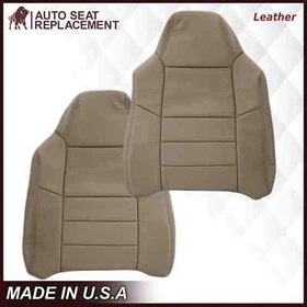 2002 2003 Ford F250 F350 F450 Lariat Crew Cab Perforated Leather Seat Cover Tan 2002 2003 Ford F250 F350 F450 Lariat Crew Cab Perforated Leather Seat Cover Tan