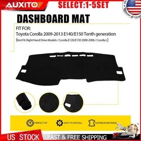 For Toyota Corolla 2009-12 13 Interior Dashboard Cover Mat Sun Blocking Pad 1-5X