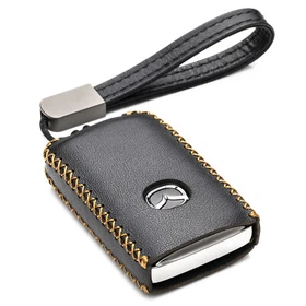 Vitodeco 4-Button Leather Key Fob Case for 2019 - 2026 Mazda 3,CX-5,CX-50,CX-90 Vitodeco 4-Button Leather Key Fob Case for 2019 - 2026 Mazda 3,CX-5,CX-50,CX-90