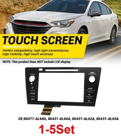 1-5X For Subaru Legacy 2018 2019 Touch Screen Digitizer Panel Phone 86431-AL66A