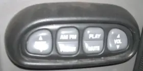 638-01665 PONTIAC Audio Radio Rear Control Aztek