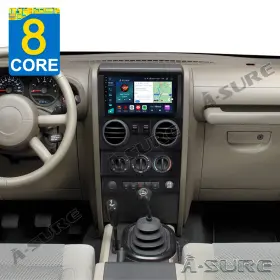 JWL2-9 A-SURE Android Carplay Stereo Radio Jeep Wrangler