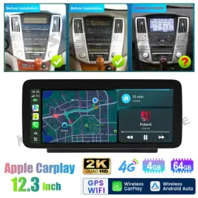 K84X4123M A-SURE Android Stereo Radio Gps Wifi Carplay RX350