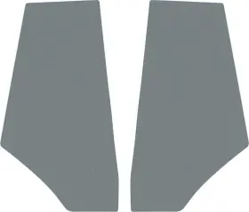 825413 ACME AUTO HEADLINING Headliner Sail Panels Camaro