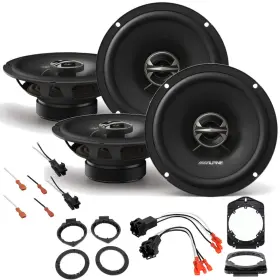 07-13-CHEVY-SILVERADO-SALP ALPINE Front Rear Speaker Chevy