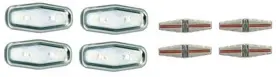 W-920 AMD AUTO METAL DIRECT Seat Emblems Backing Plates