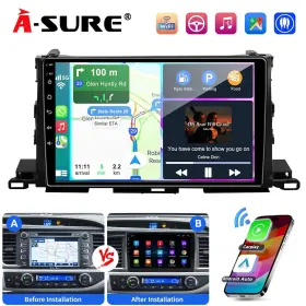 K42X3-HLD14-101 ASURE Apple Carplay Car Stereo Gps Navi Head