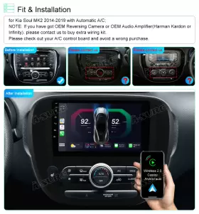 K42X3-KS2A-9 ASURE Android Stereo Radio Wireless Carplay Navi #2