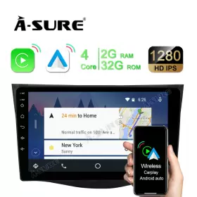 K42X3-TRV5-9 ASURE Autoradio Stereo Gps Wireless Carplay RAV4