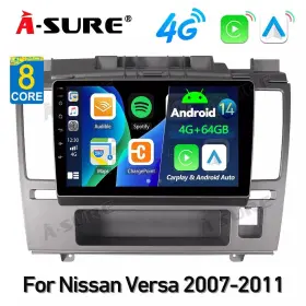 K42X4-NVS-9 ASURE Apple Carplay Car Stereo Radio Gps Android