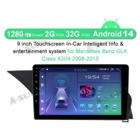 K42X4S ASURE Bglk Android Stereo Radio Mercedesbenz Glk G1N
