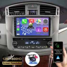 K42X4S ASURE Android Carplay Car Radio Stereo Gps Cam Toyota