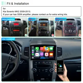 K42XI-KSR09-101 ASURE Car Stereo Radio Gps Android Carplay #3