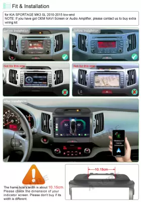 K42XI-KST3-9 ASURE Radio Stereo Wireless Carplay Sl Kia #3
