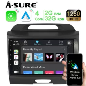 K42XI-KST3-9 ASURE Radio Stereo Wireless Carplay Sl Kia