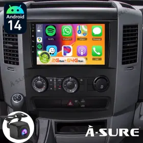 K44X4-BSPT2-101 ASURE Benz Android Stereo Radio Gps Carplay