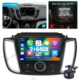 K44X4-FEC-RH-9 ASURE Kuga Apple Carplay Android Stereo Radio