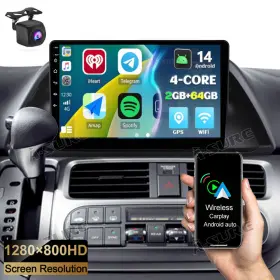 K44X4-HODS-101 ASURE Car Stereo Radio Gps Android Apple Honda