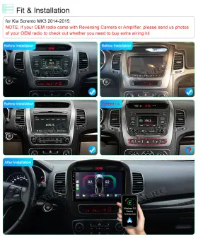 K44X4 ASURE Android Stereo Radio Gps Navi Carplay Wifi Dsp #2