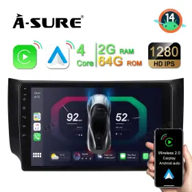 K44X4 ASURE Carplay Android Radio Stereo Gps Navi Dsp Nissan