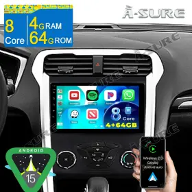 K84X5W ASURE Car Stereo Radio Mondeo Android Carplay Ford