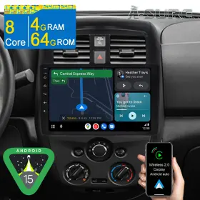 K84X5W ASURE Car Stereo Android Carplay Gps Radio Nissan