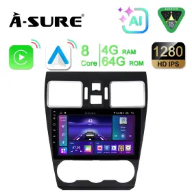 K84X5W ASURE Core Android Carplay Stereo Radio Gps MK4 Subaru