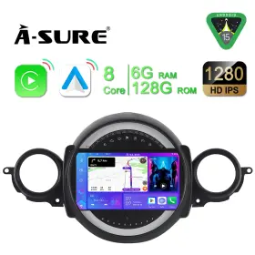 N86X5-MINIA-9 ASURE Mini Android Apple Carplay Car Stereo R60