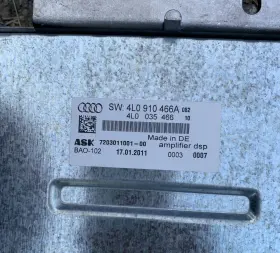 4L0910466A AUDI Bang Olufsen Sound Dsp Amplifiermaster Amp Q7 #3